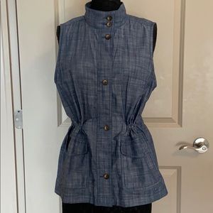 Chambray vest
